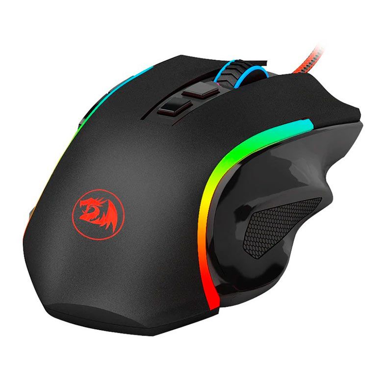 Kit Mouse e Mousepad Redragon, Mouse Griffin 7200DPI + Mousepad Suzaku Extended, M607-BA