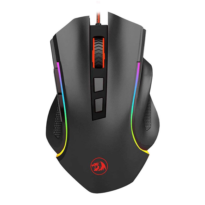 Kit Mouse e Mousepad Redragon, Mouse Griffin 7200DPI + Mousepad Suzaku Extended, M607-BA