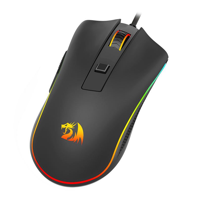 Mouse Gamer Redragon Cypher, RGB, 12800DPI, 7 Botoes, Preto, M611-RGB
