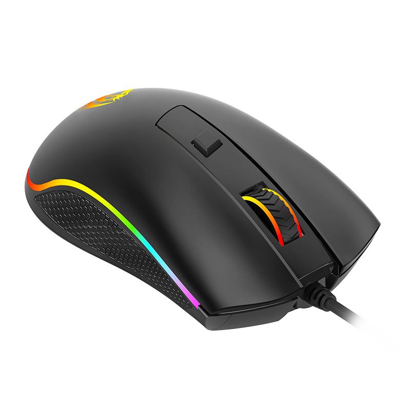 Mouse Gamer Redragon Cypher, RGB, 12800DPI, 7 Botoes, Preto, M611-RGB