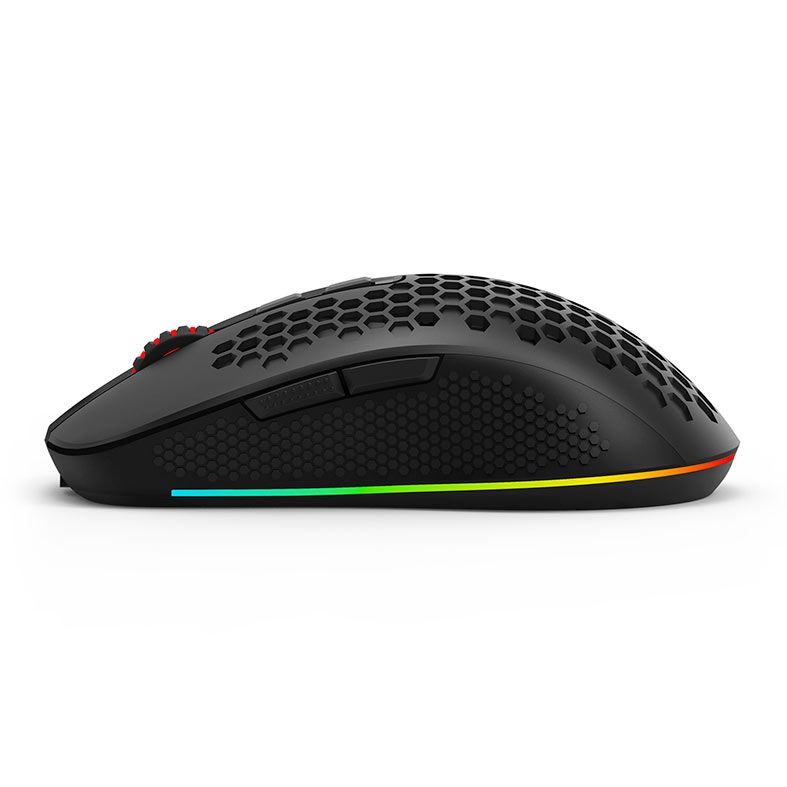 Mouse Redragon Hana, RGB, 7200DPI, 7 Botoes, Wireless, Preto, M694-RGB
