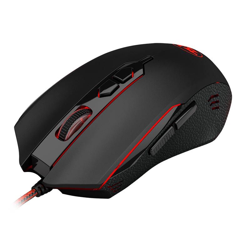 Mouse Gamer Redragon Inquisitor 2 Led Vermelho 7200DPI Preto, M716A