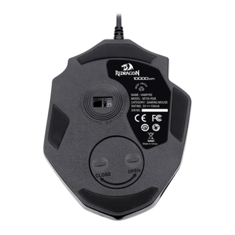 OPENBOX Mouse Gamer Redragon Vampire RGB Preto 10000DPI, M720-RGB
