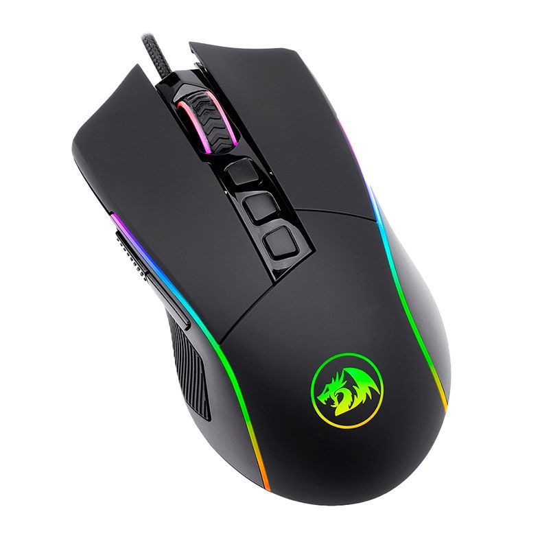 Mouse Gamer Redragon Lonewolf 2 RGB 32000 9 Botoes, M721-PRO