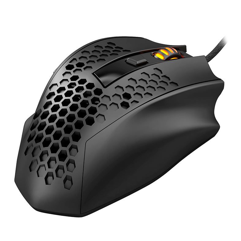Mouse Redragon Bomber, 12400DPI, 6 Botoes, USB, Preto, M722