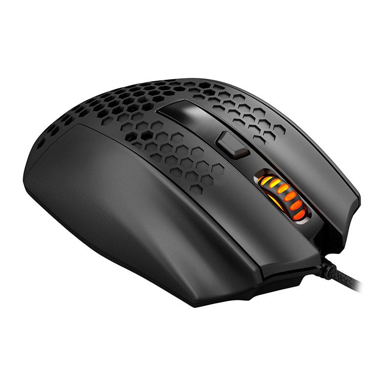 Mouse Redragon Bomber, 12400DPI, 6 Botoes, USB, Preto, M722