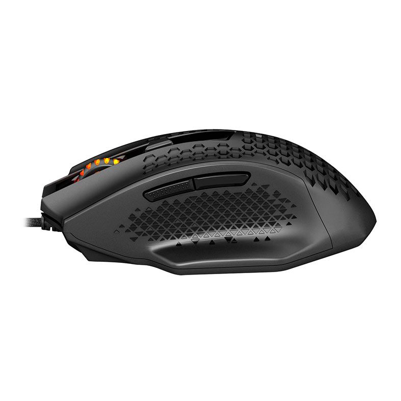 Mouse Redragon Bomber, 12400DPI, 6 Botoes, USB, Preto, M722