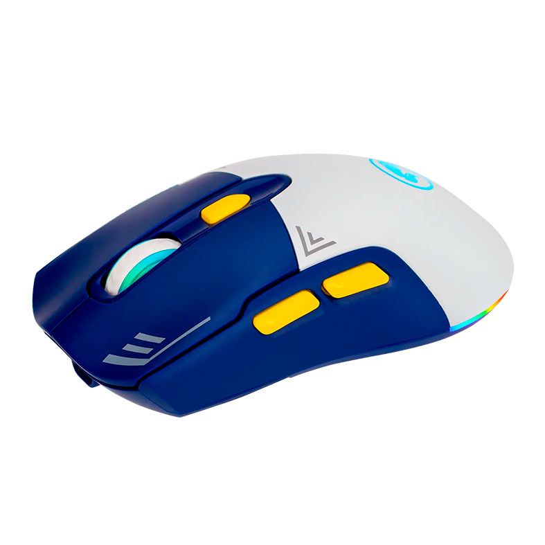 Mouse Gamer Marvo Duke 20, RGB, 6400DPI, 7 Botoes, Wireless, Branco, M803W-V2-WB