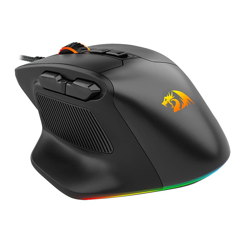 Mouse Gamer Redragon Bullseye, RGB, 12400DPI, 7 Botoes, Preto, M806-RGB