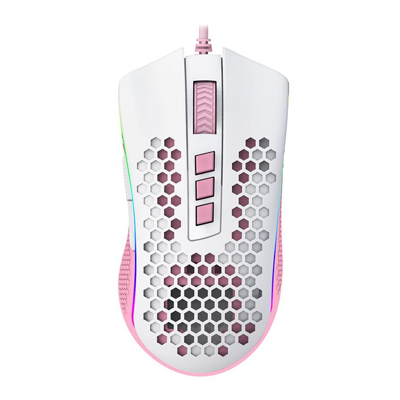 Mouse Gamer Redragon Storm, RGB, 12400DPI, 8 Botoes, M808WP-RGB