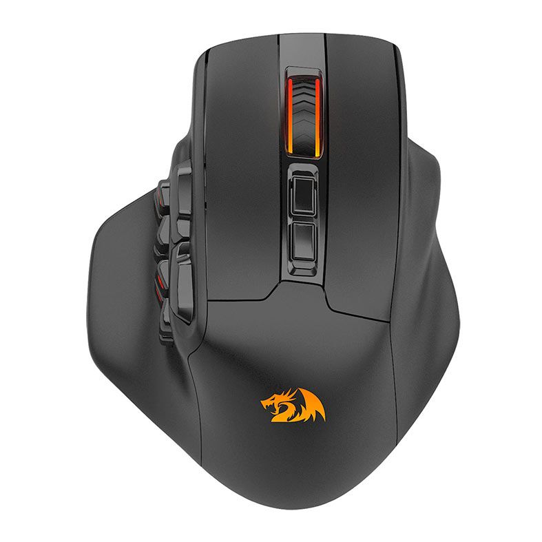 Mouse Gamer Redragon Aatrox Pro, RGB, 26000DPI, 15 Botoes, Wireless, Preto, M811RGB-PRO