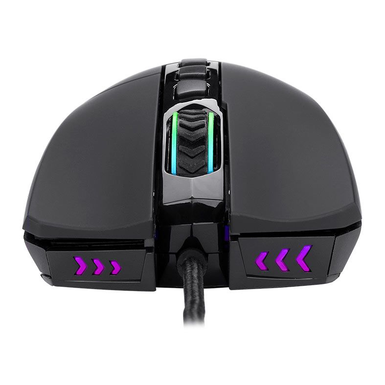 Mouse Gamer Redragon Plank , RGB, 16000DPI, 9 Botoes, USB, Preto, M812-RGB