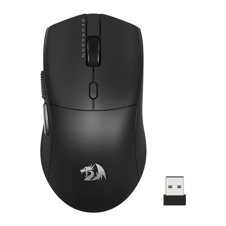 Mouse Gamer Redragon Neva Pro, RGB, 26000DPI, 6 Botoes, Wireless, Preto, M815-PRO
