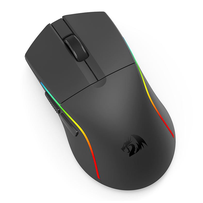 OPENBOX Mouse Gamer Redragon Deicide Pro, RGB, 26000DPI, 5 Botoes, Wireless, Preto, M816-PRO