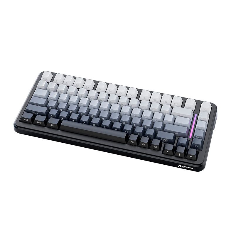 Teclado Mecanico Attack Shark M86, RGB, Switch Blueberry, Tri-Mode, Gradient Black, M86-GRADIENT-BLACK