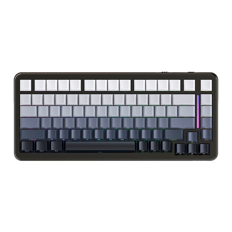 Teclado Mecanico Attack Shark M86, RGB, Switch Blueberry, Tri-Mode, Gradient Black, M86-GRADIENT-BLACK