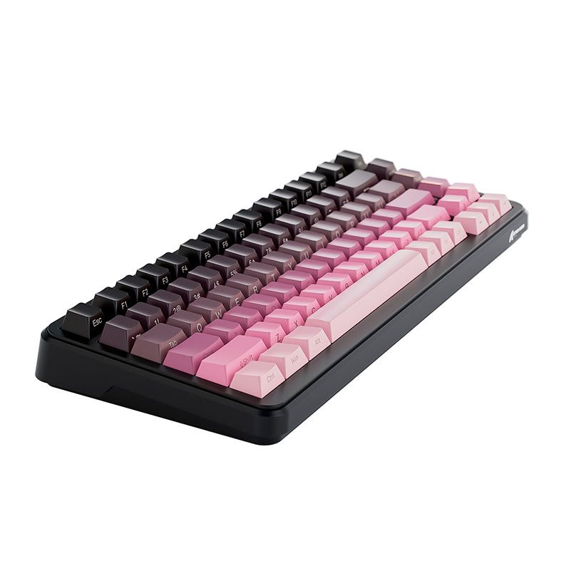 Teclado Mecanico Attack Shark M86, RGB, Switch Blueberry, Tri-Mode, Rosa, M86-PINK
