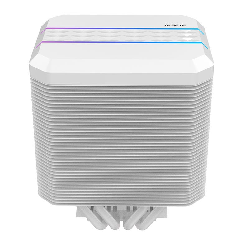 Cooler Para Processador Alseye Max M90-W, ARGB, 92mm, Branco, M90-W-ALSEYE