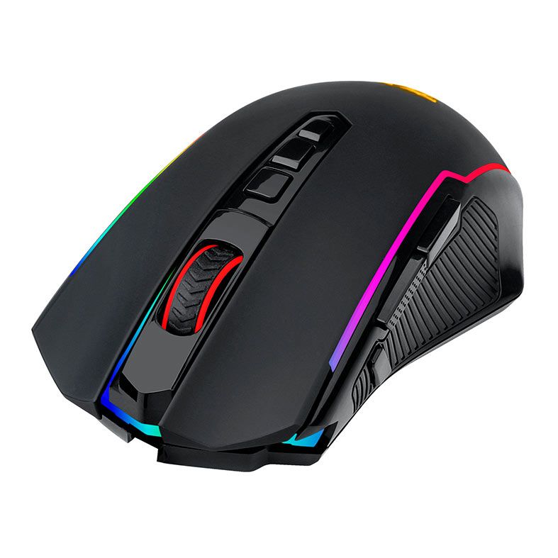 Mouse Gamer Redragon Nix, RGB, 10000DPI, 9 Botoes, Wireless, Preto, M914-RGB