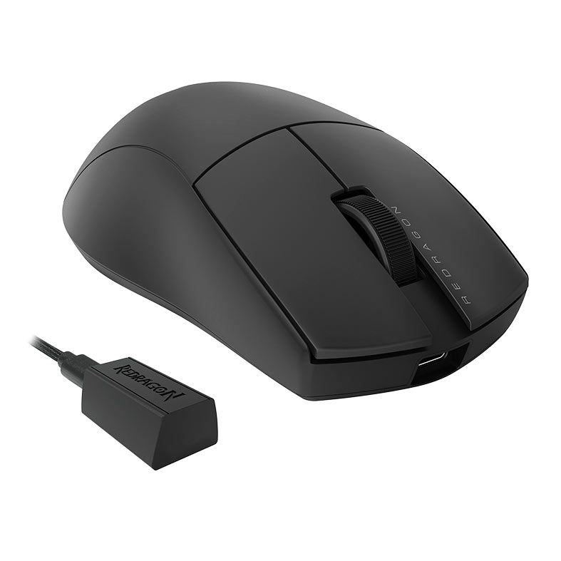 Mouse Gamer Redragon King Pro 4K, 26000DPI, 7 Botoes, Wireless, Preto, M916-PRO-4K