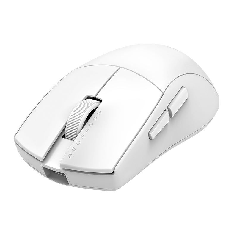 Mouse Gamer Redragon King Pro 4K, 26000DPI, 7 Botoes, Wireless, Branco, M916W-PRO-4K