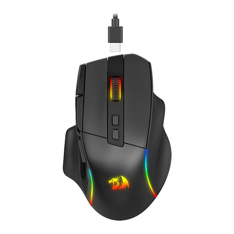 Mouse Redragon Viper, RGB, 24000DPI, 10 Botoes, Preto, M925