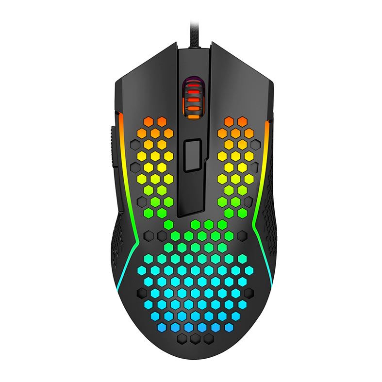 Mouse Gamer Redragon REAPING, RGB, 12400DPI, 6 Botoes, Preto, M987-K