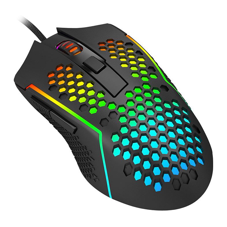 Mouse Gamer Redragon Reaping Plus, RGB, 32000DPI, 6 Botoes, Preto, M987P-K-V2