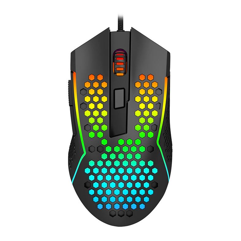 Mouse Gamer Redragon Reaping Plus, RGB, 32000DPI, 6 Botoes, Preto, M987P-K-V2