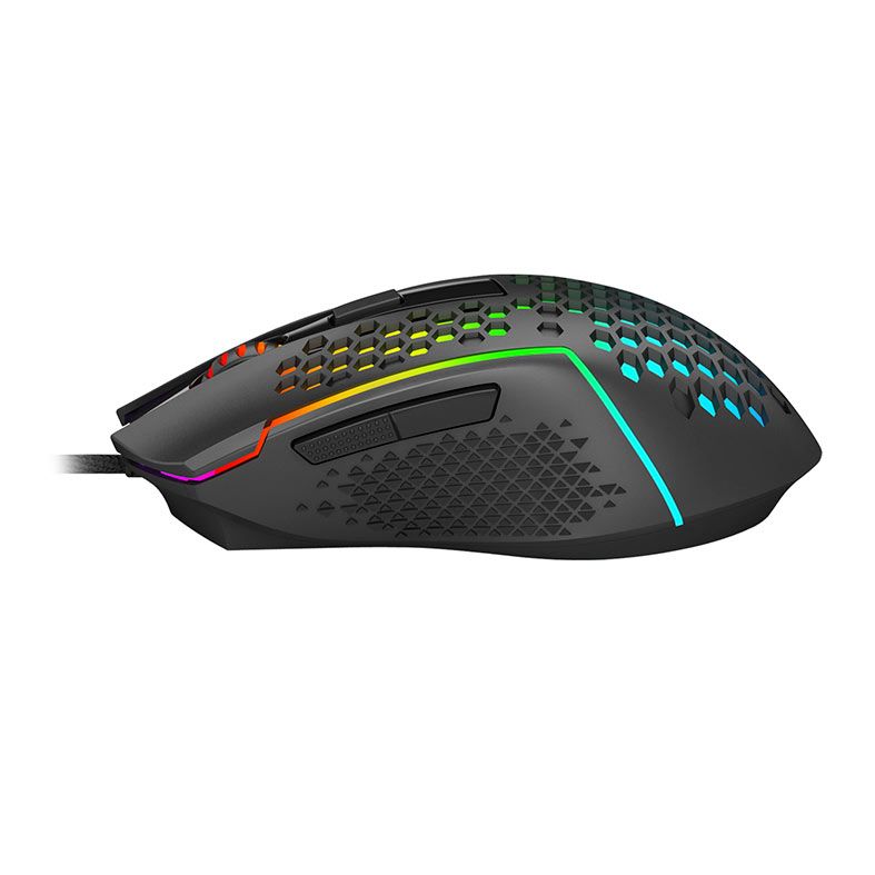 Mouse Gamer Redragon Reaping Plus, RGB, 32000DPI, 6 Botoes, Preto, M987P-K-V2