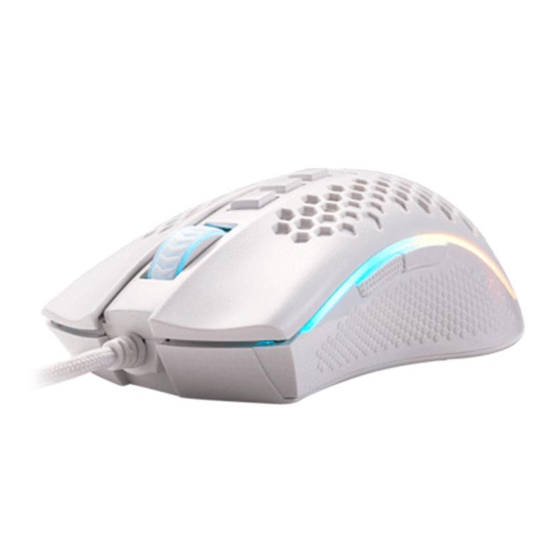Mouse Gamer Redragon Storm Elite Lunar White RGB 16000DPI , M988W-RGB