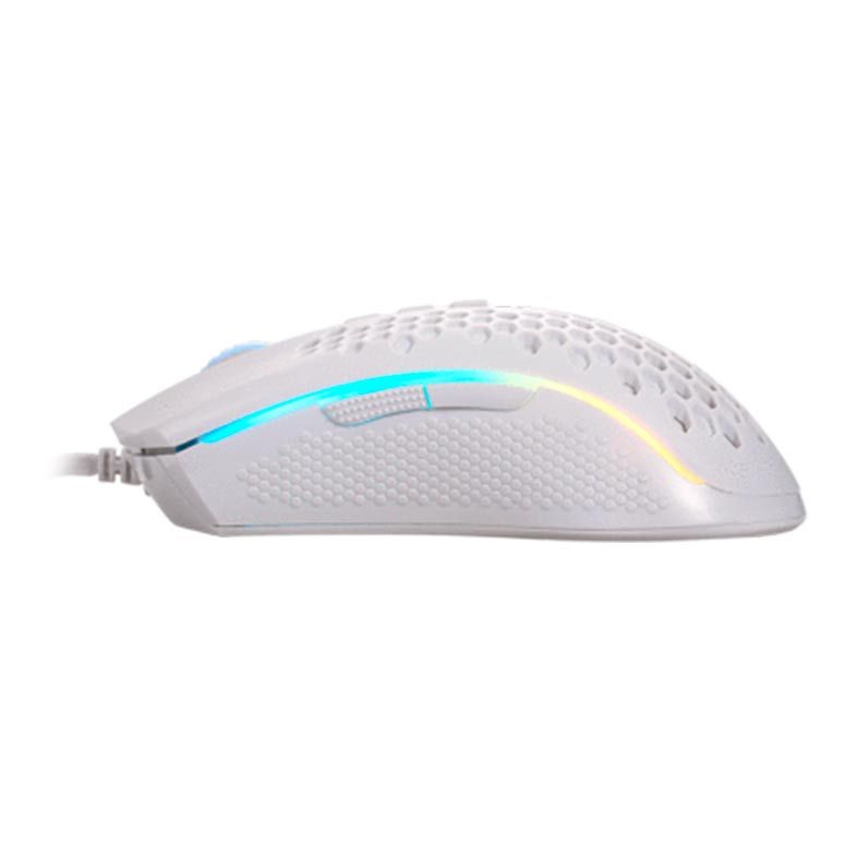 Mouse Gamer Redragon Storm Elite Lunar White RGB 16000DPI , M988W-RGB