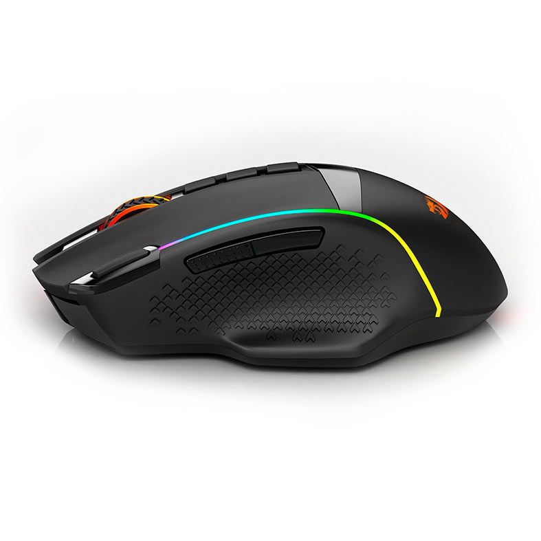 Mouse Gamer Redragon Enlightment, RGB, 19000DPI, 9 Botoes, Preto, M991-RGB