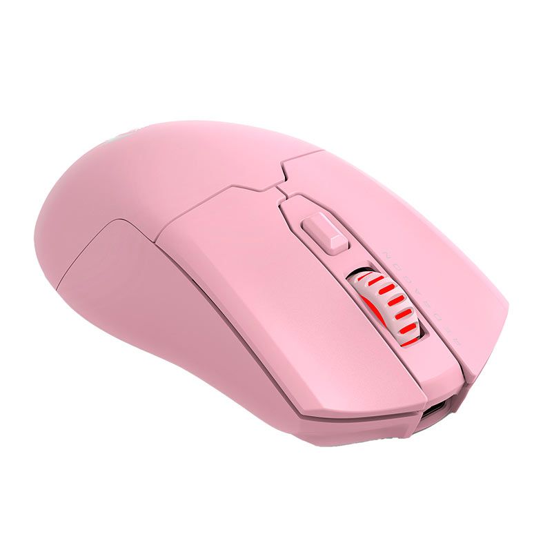 Mouse Gamer Redragon Fyzu Pro, 26000DPI, 6 Botoes, Wireless, Rosa, M995P-PRO