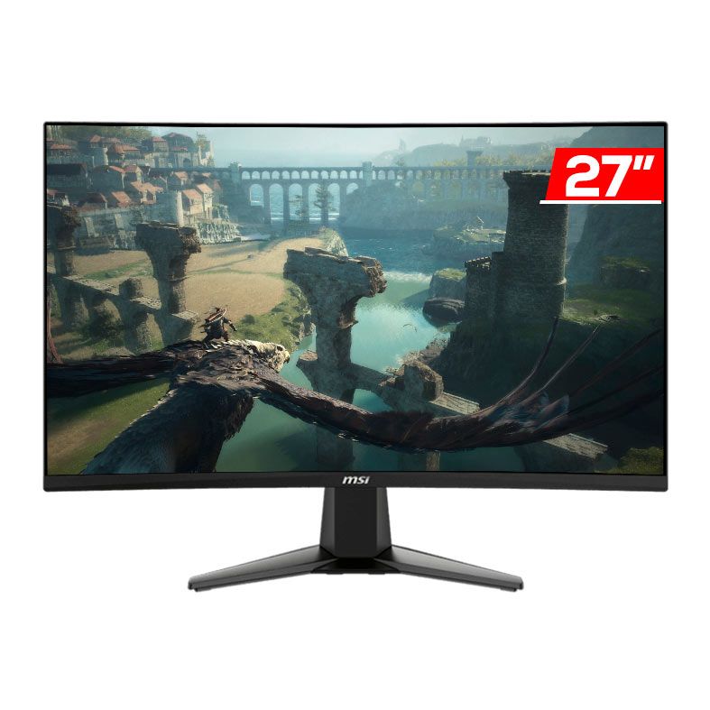 Monitor Gamer MSI MAG 27C6X, 27 Pol, Curvo, VA, FHD, 1ms, 250Hz