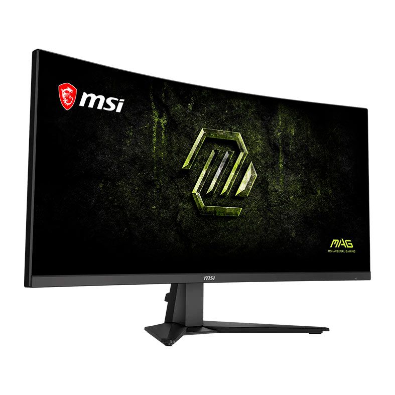 Monitor Gamer MSI MAG, 34 Pol, Rapid VA, UWQHD/HD, 200Hz/400Hz, Curvo, 0.5ms, Dual-Mode, HDMI/DP, MAG-346CQDF-E20
