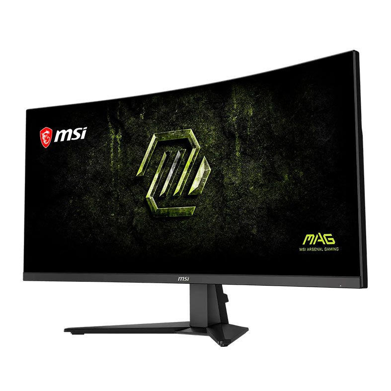 Monitor Gamer MSI MAG, 34 Pol, Rapid VA, UWQHD/HD, 200Hz/400Hz, Curvo, 0.5ms, Dual-Mode, HDMI/DP, MAG-346CQDF-E20