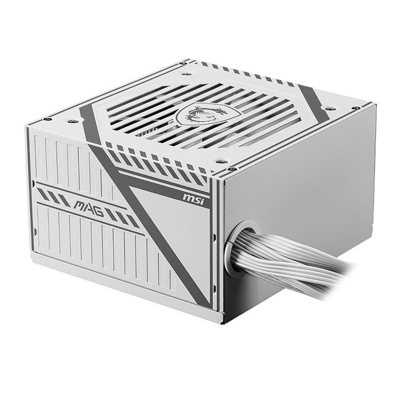 Fonte MSI MAG A650BNL White, 650W, 80 Plus Bronze, Branca, MAG-A650BNL-WHITE