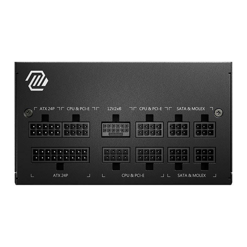 Fonte MSI MAG A750GL, 750W, Full-Modular, 80 Plus Gold, Preto, MAG-A750GL