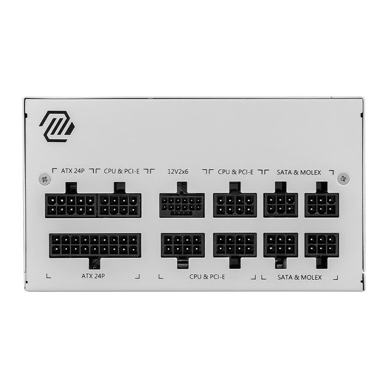 Fonte MSI MAG A850GL, 850W, Full-Modular, 80 Plus Gold, Branco, MAG-A850GL-PCIE5-WH