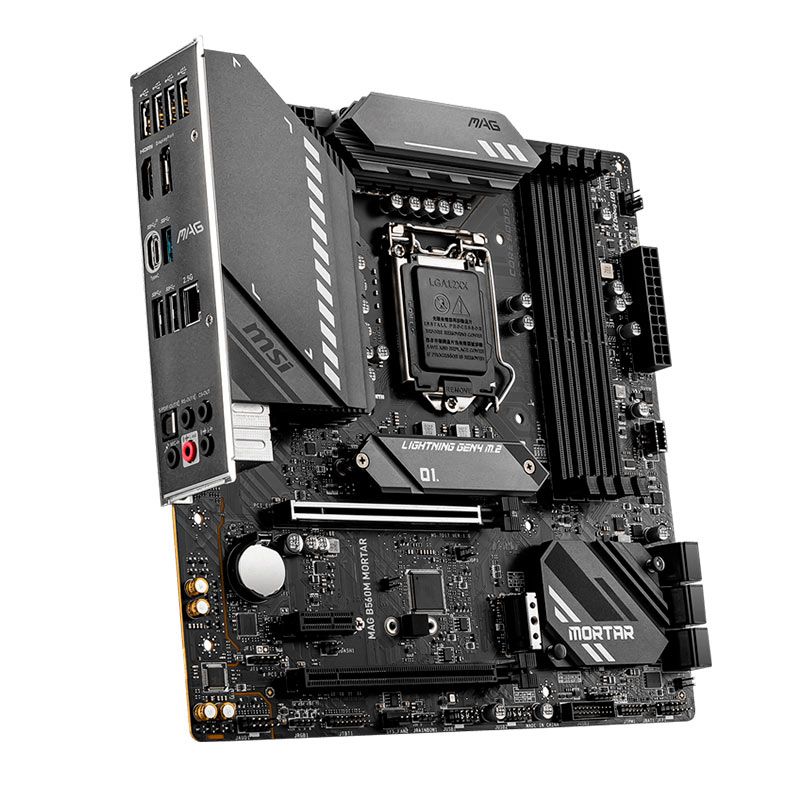 Placa Mae MSI MAG B560M MORTAR, DDR4, Socket LGA 1200, M-ATX, Chipset Intel B560, MAG-B560M-MORTAR