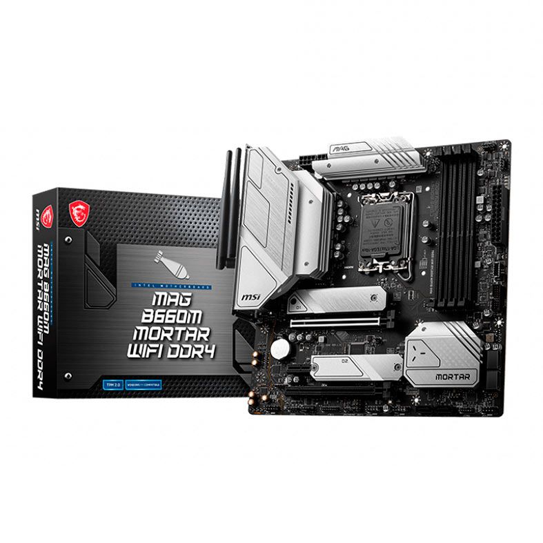 Placa Mae Msi MAG B660M MORTAR WIFI DDR4, Socket LGA1700, M-ATX, Chipset Intel B660, MAG B660M MORTAR WIFI DDR4