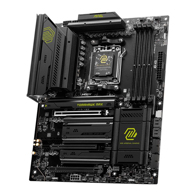 Placa Mae MSI MAG B850 Tomahawk Max WiFi, DDR5, Socket AMD AM5, ATX, Chipset AMD B850, MAG-B850-TOMAHAWK-MAX-WIFI