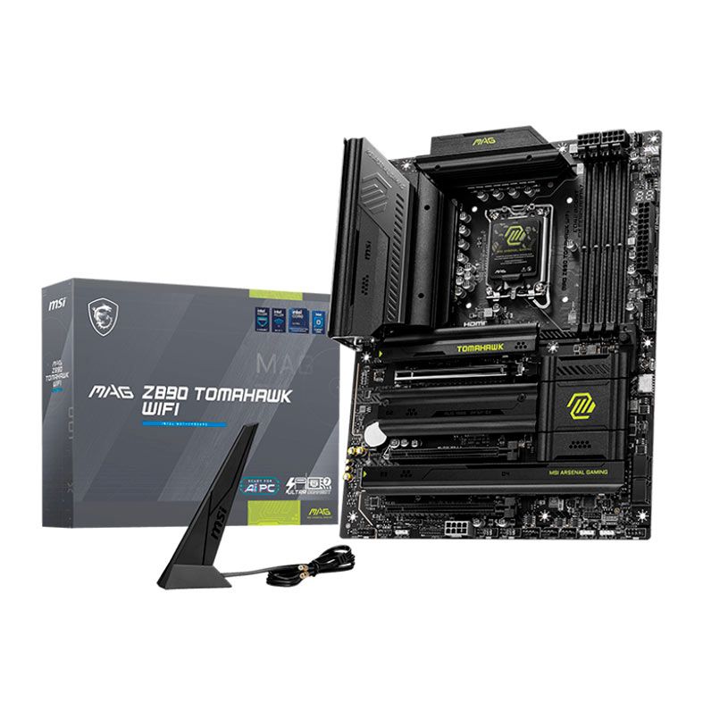 Placa Mae MSI MAG Z890 Tomahawk WiFi, DDR5, LGA1851, ATX, Chipset Intel Z890, MAG-Z890-TOMAHAWK-WIFI