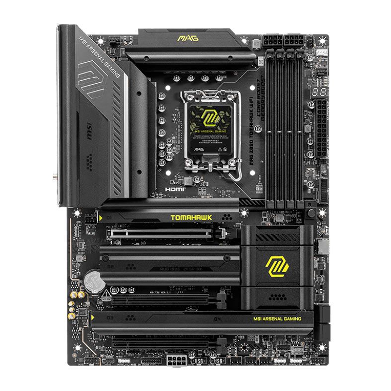 Placa Mae MSI MAG Z890 Tomahawk WiFi, DDR5, LGA1851, ATX, Chipset Intel Z890, MAG-Z890-TOMAHAWK-WIFI
