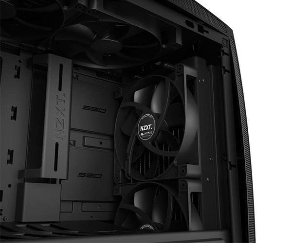 Gabinete NZXT Manta Matte Black, CA-MANTW-M1