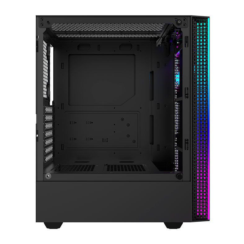 Gabinete Gamer Gamdias Mars E1 Lateral Vidro Temp Preto, MARS E1