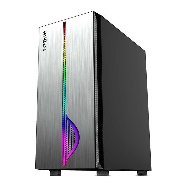 Gabinete Gamer Gamdias Mars M1 Lateral Vidro Temp Preto, MARS-M1
