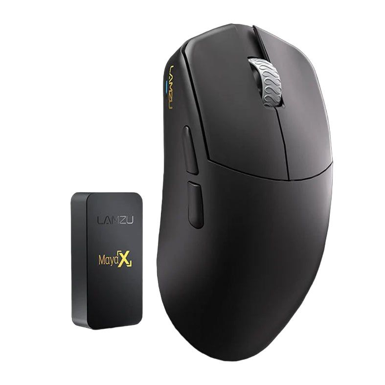 Mouse Gamer Lamzu Maya X, 8K, 30000DPI, 6 Botoes, Wireless, Charcoal Black, MAYA-X-CHACOAL-BLACK