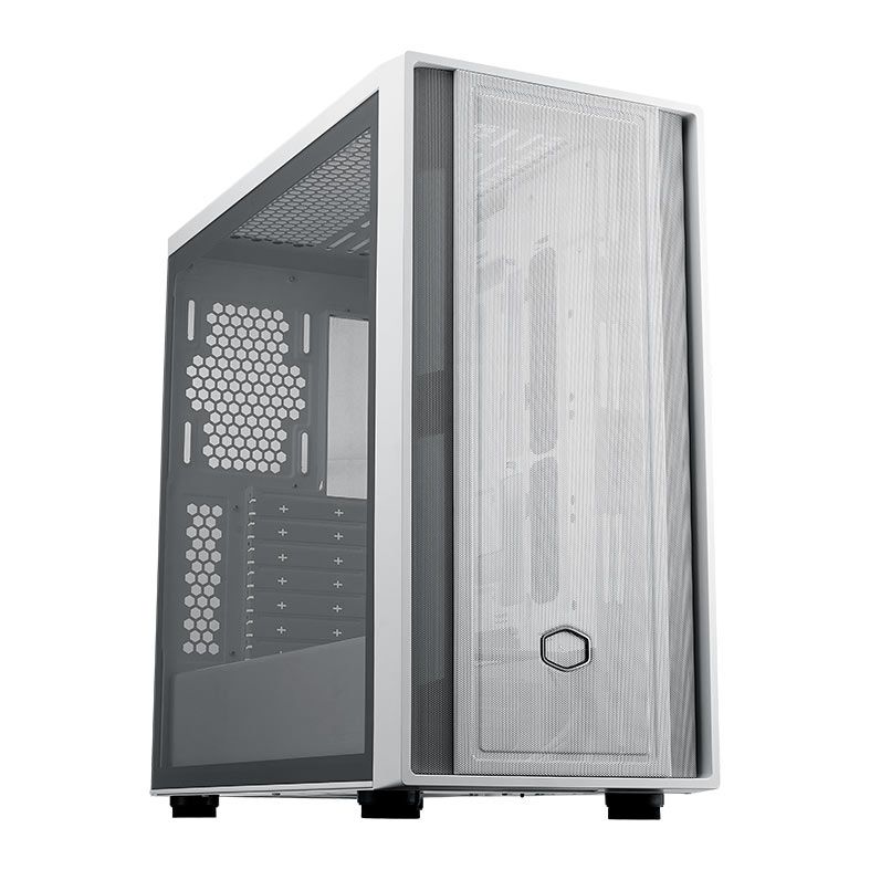 Gabinete Gamer Cooler Master MB600 Lite, Mid-Tower, Lateral de Vidro, Branco, MB600L-WGNN-S00